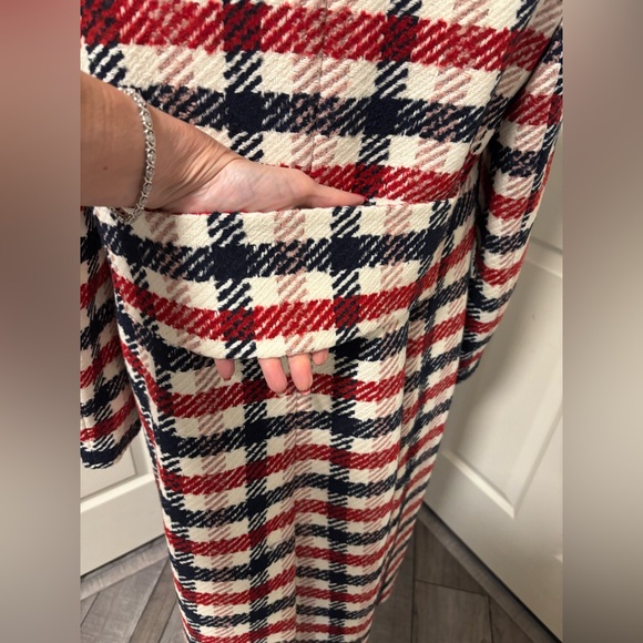 Boden Tweed Wool Blend Coat With Removable Faux Fur Collar - Picture 10 of 16